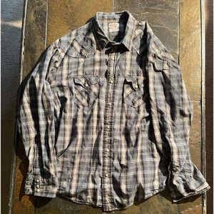 L U C K Y  western shirt ~ XL